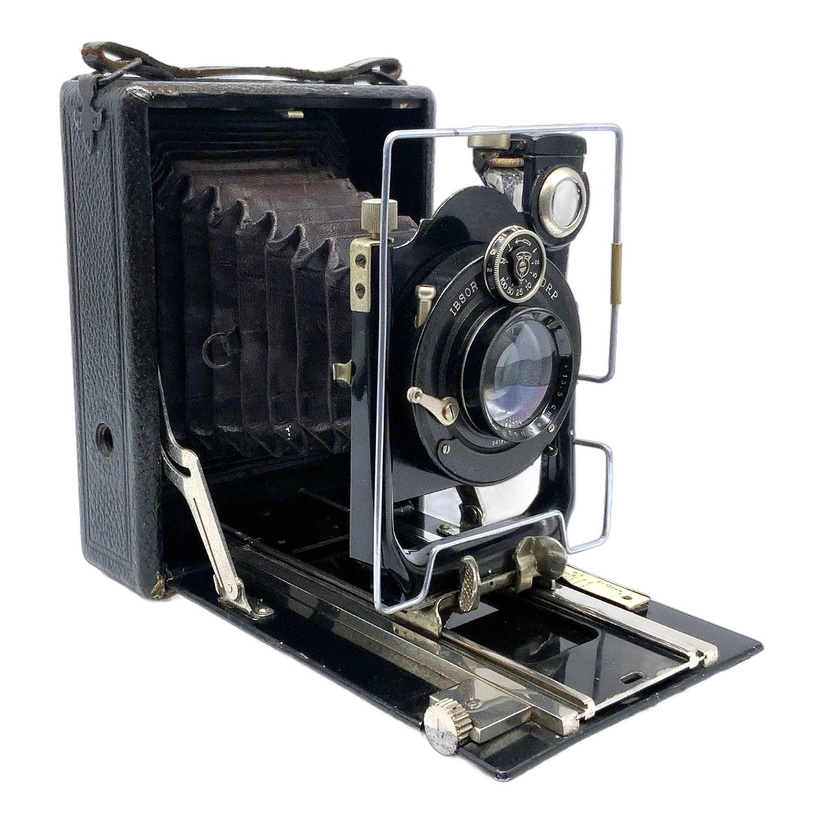 Ihagee Plattenkamera mit Ihagee Triplex Anastigmat 13,5cm 1:4.5 Plate Camera