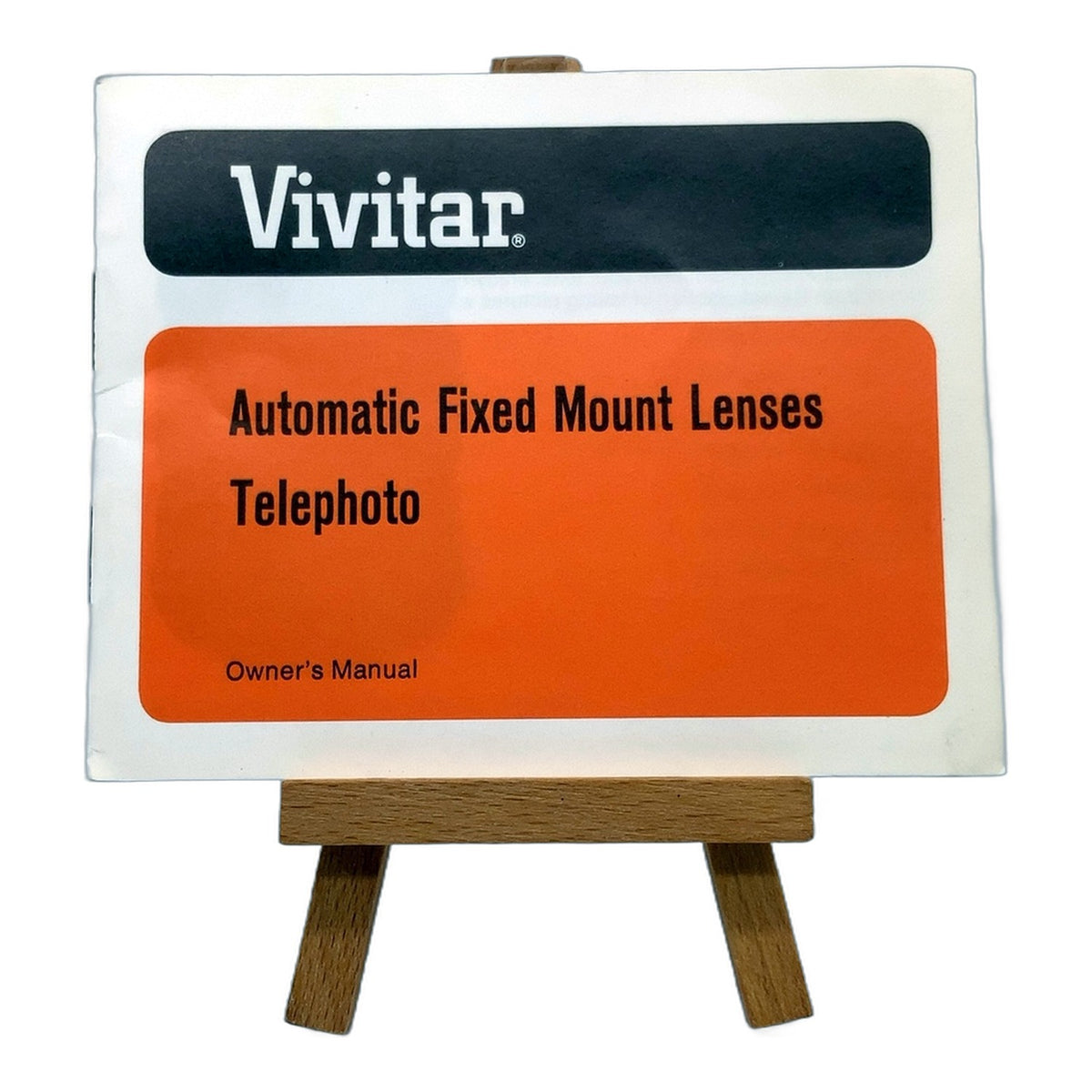 Vivitar Automatic Fixed Mount Lenses Telephoto Bedienungsanleitung Englisch