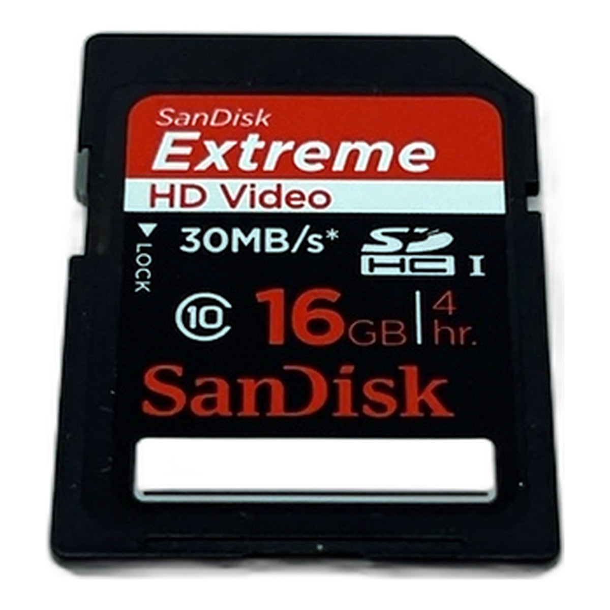 SanDisk SD Karte Extreme HD Video 30MB/s 16GB Speicherkarte memory card