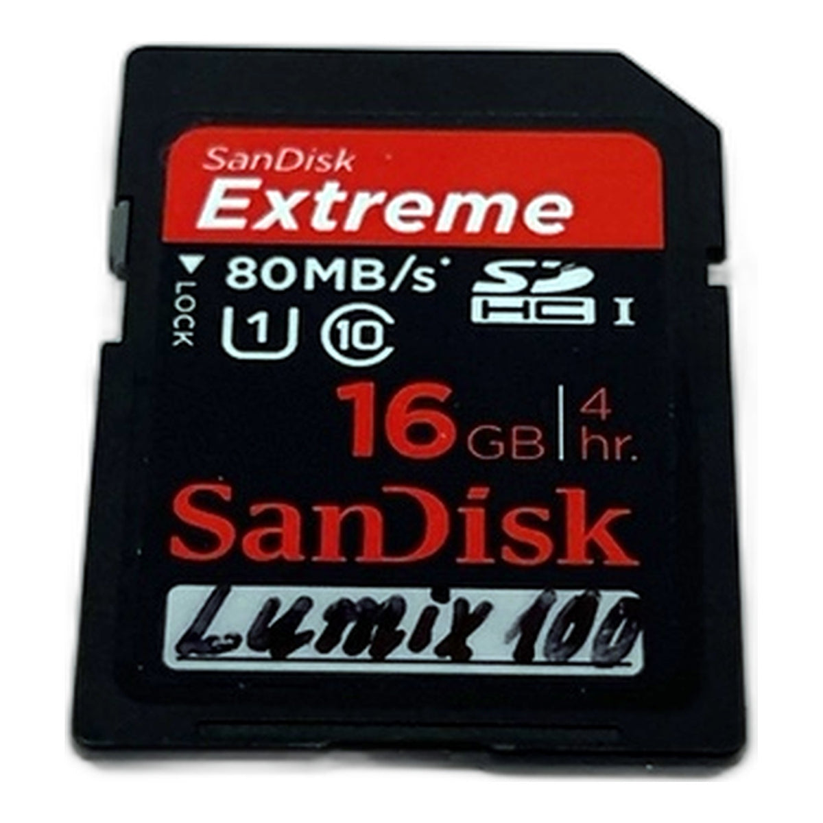 SanDisk SD Karte Extreme 80MB/s 16GB Speicherkarte memory card