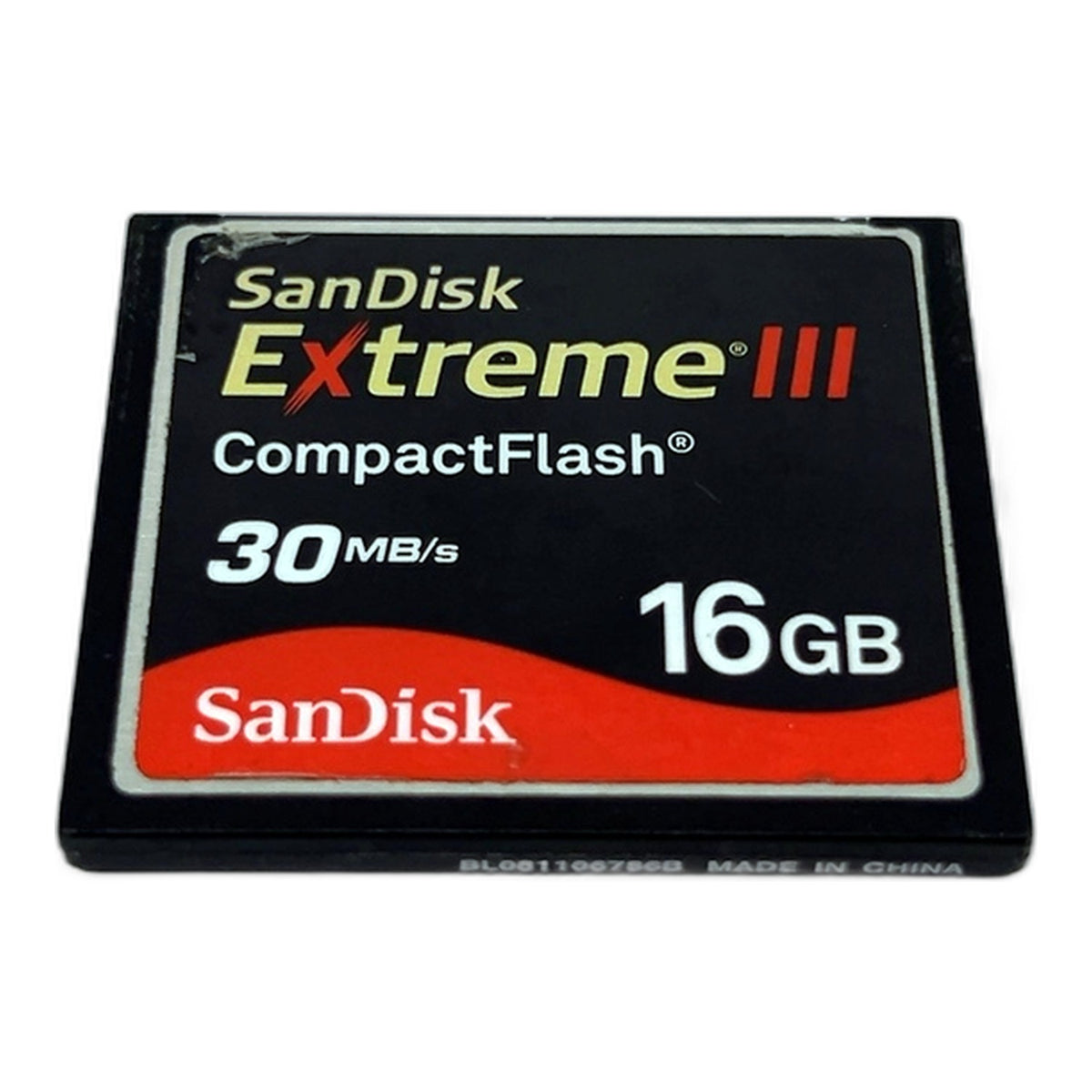 SanDisk Compact Flash Card Extreme III 30MB/s 16GB Speicherkarte CF memory card