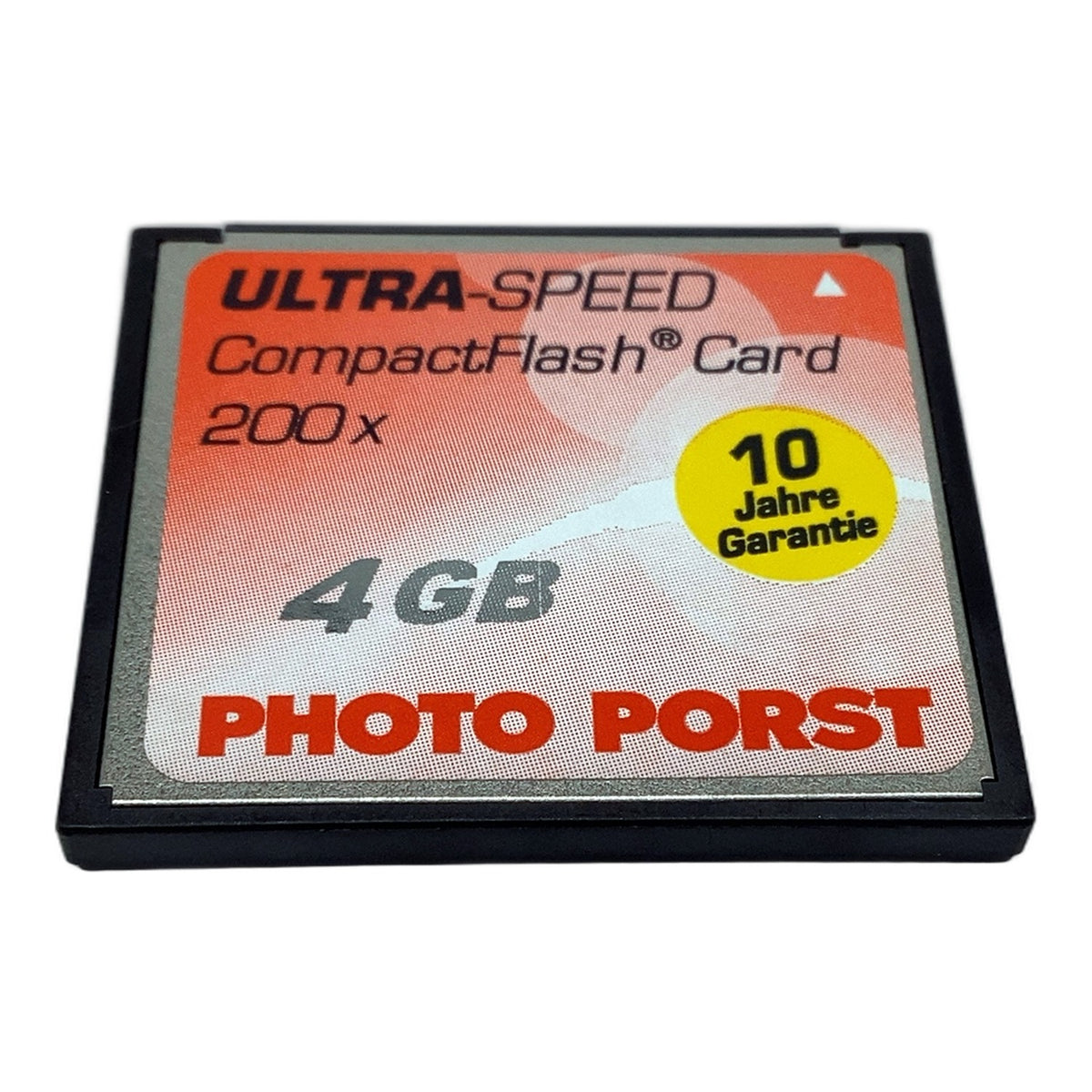 Photo Porst Compact Flash Card Ultra-Speed 200x 4GB Speicherkarte CF memory card