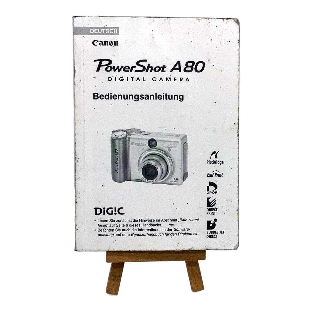 Canon PowerShot A80  Bedienungsanleitung Deutsch