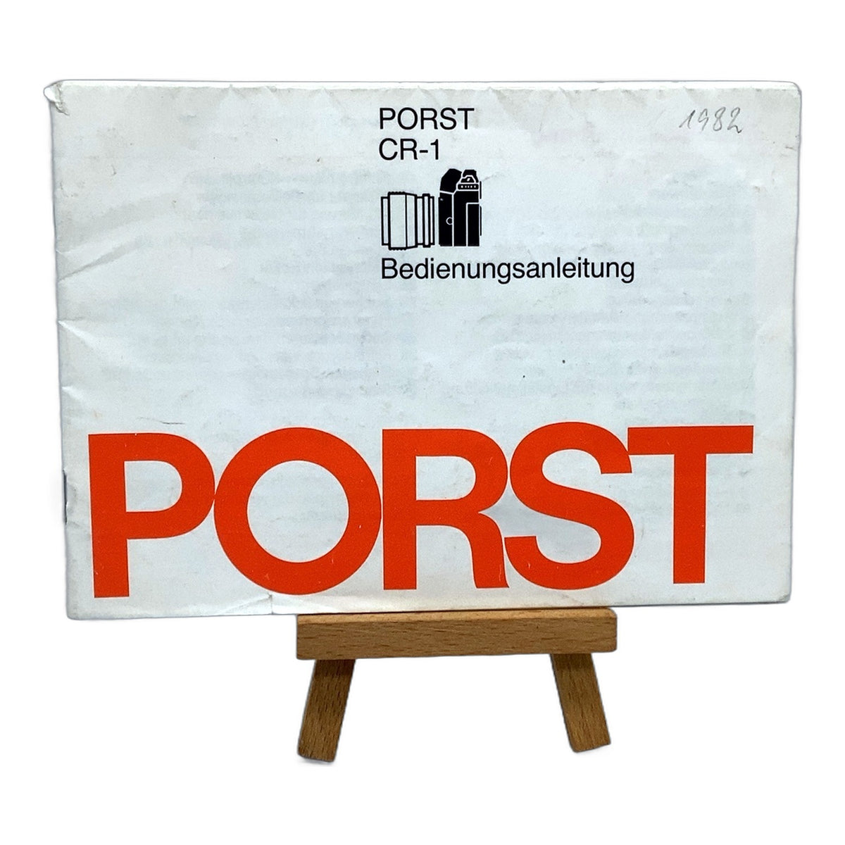 Porst CR-1 Bedienungsanleitung Deutsch Gebrauchsanweisung