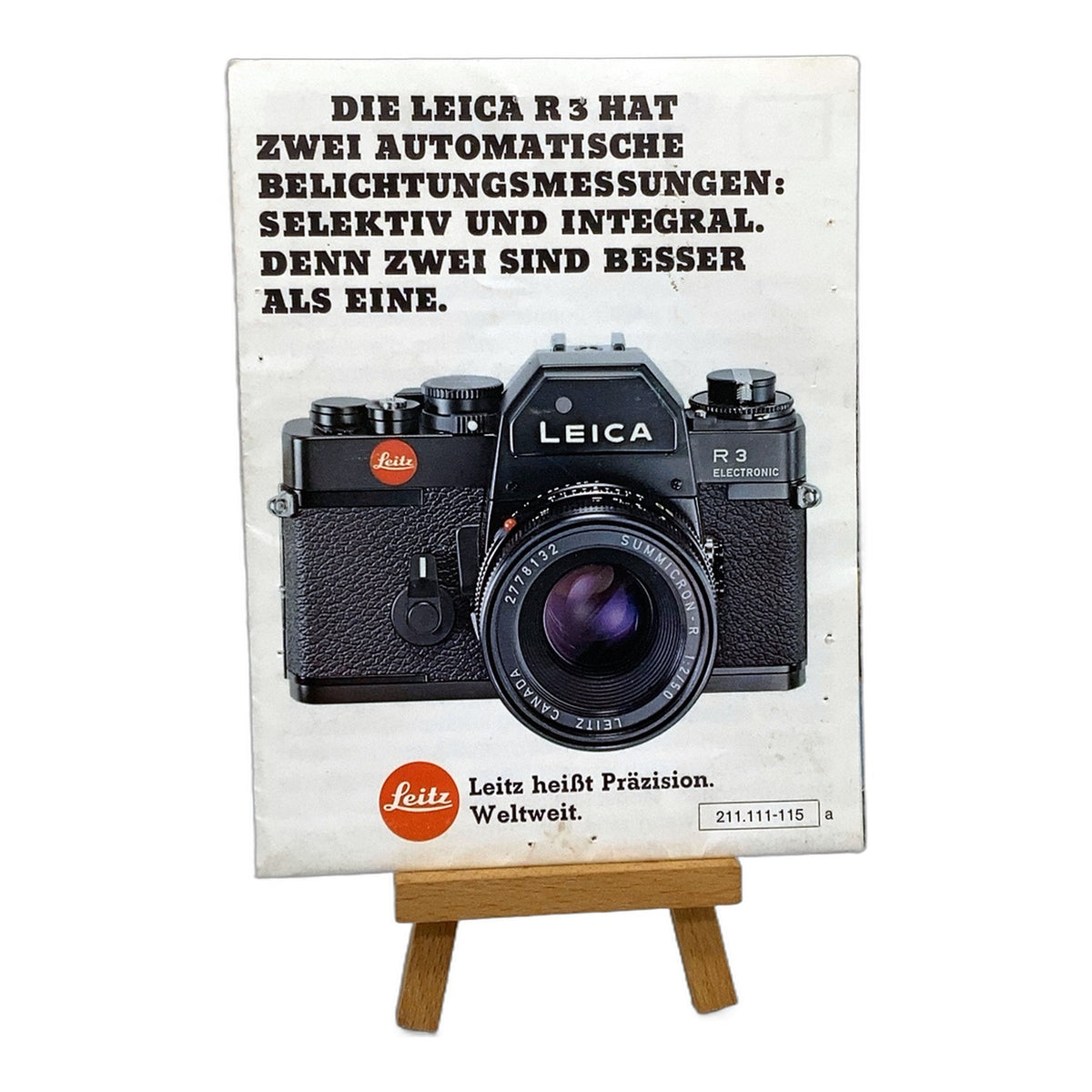 Leica R3 (211.111-115) Prospekt Deutsch