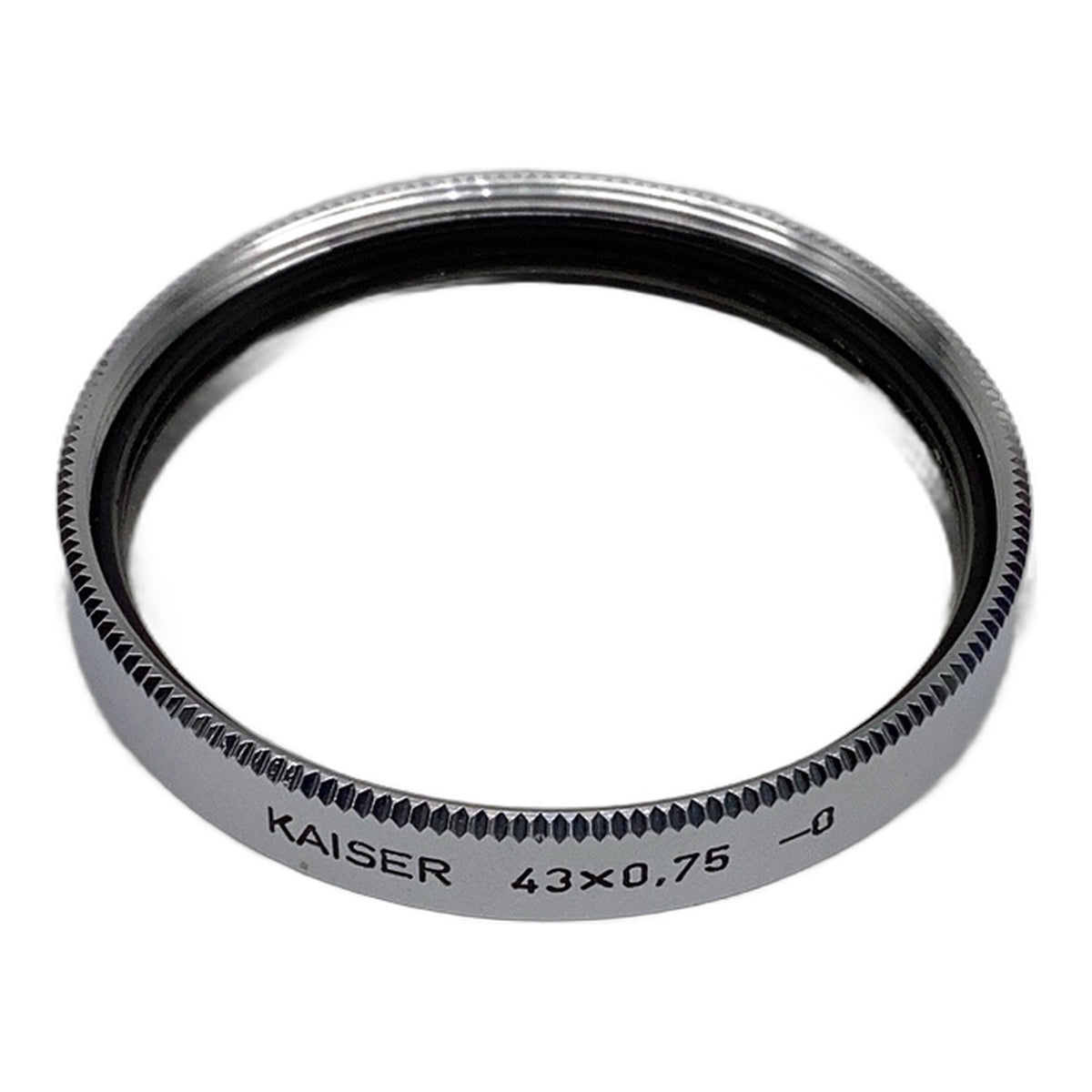 Kaiser UV 43x0,75 -0 in Chrom Filter 43mm Kreisförmig Objektivfilter