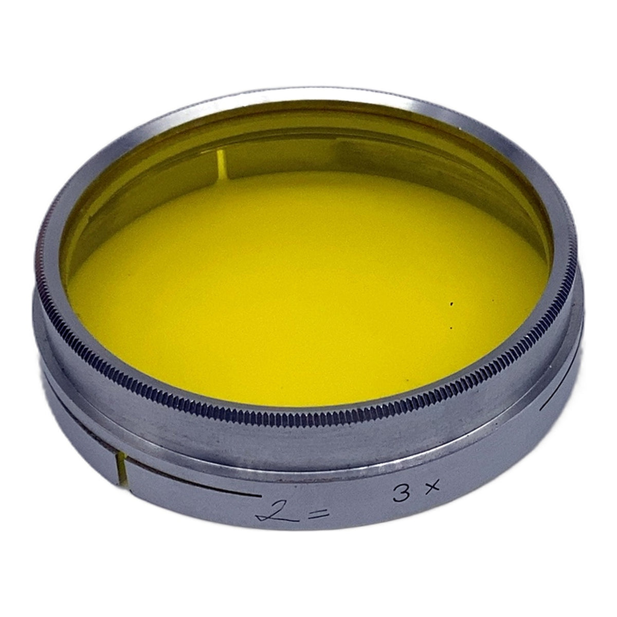 Arnz Jena Farbfilter gelb/yellow Slip On Filter 48mm Steckfilter Kreisförmig