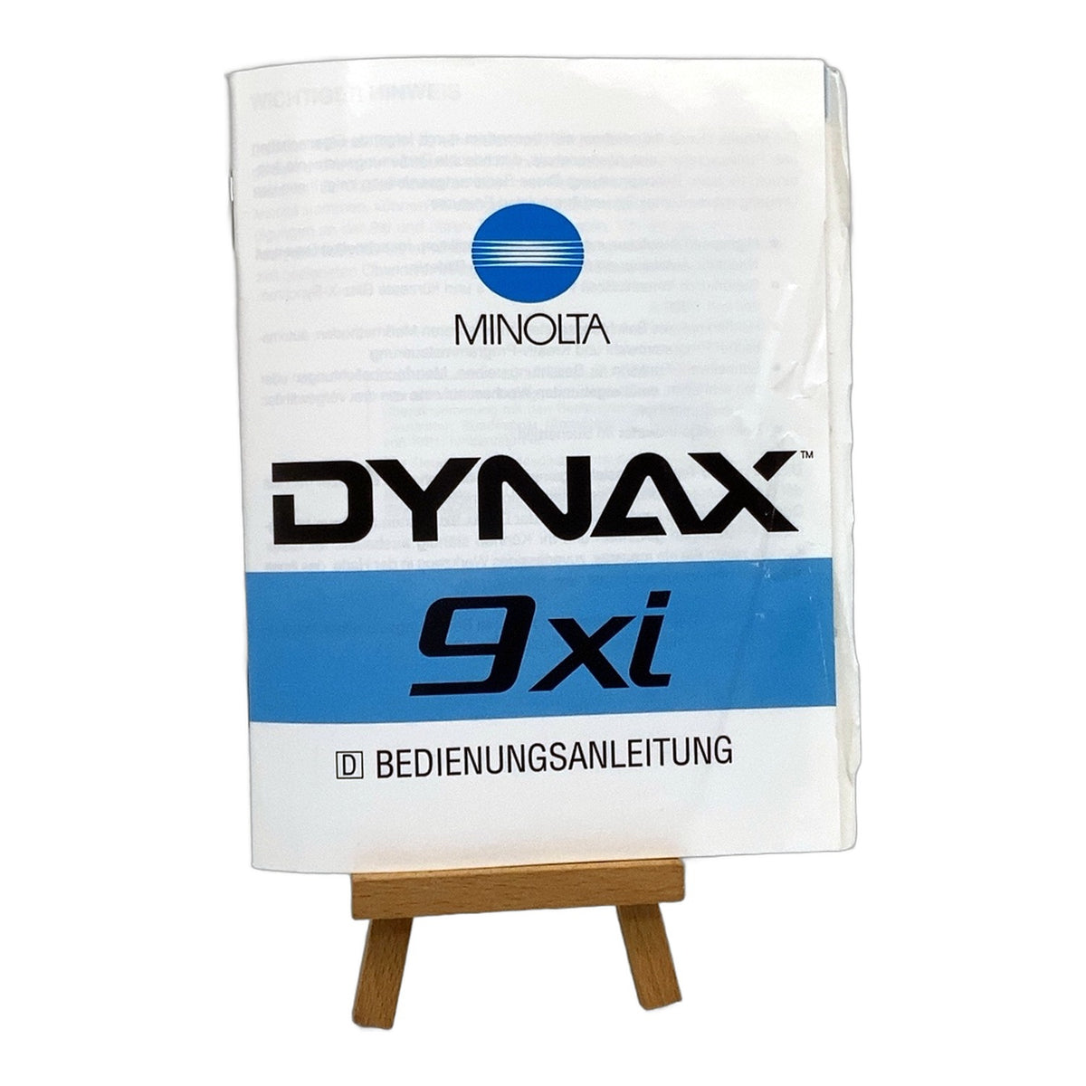 Minolta Maxxum Dynax 9xi Bedienungsanleitung Deutsch
