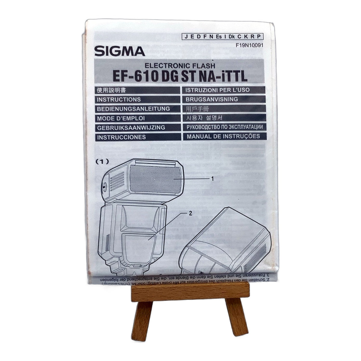 Sigma EF-610 DG ST NA-iTTL Bedienungsanleitung Deutsch