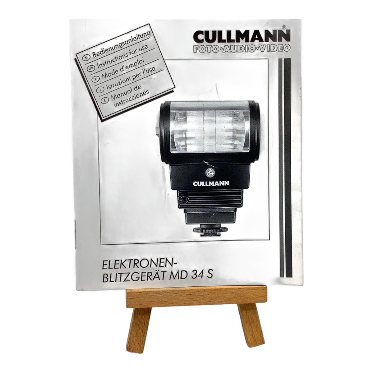 Cullmann MD 34 S Blitz Bedienungsanleitung Deutsch
