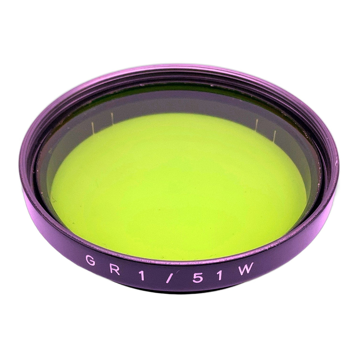 Carl Zeiss Jena Farbfilter GR1 / 51W Slip On Filter 51mm Steckfilter Kreisförmig