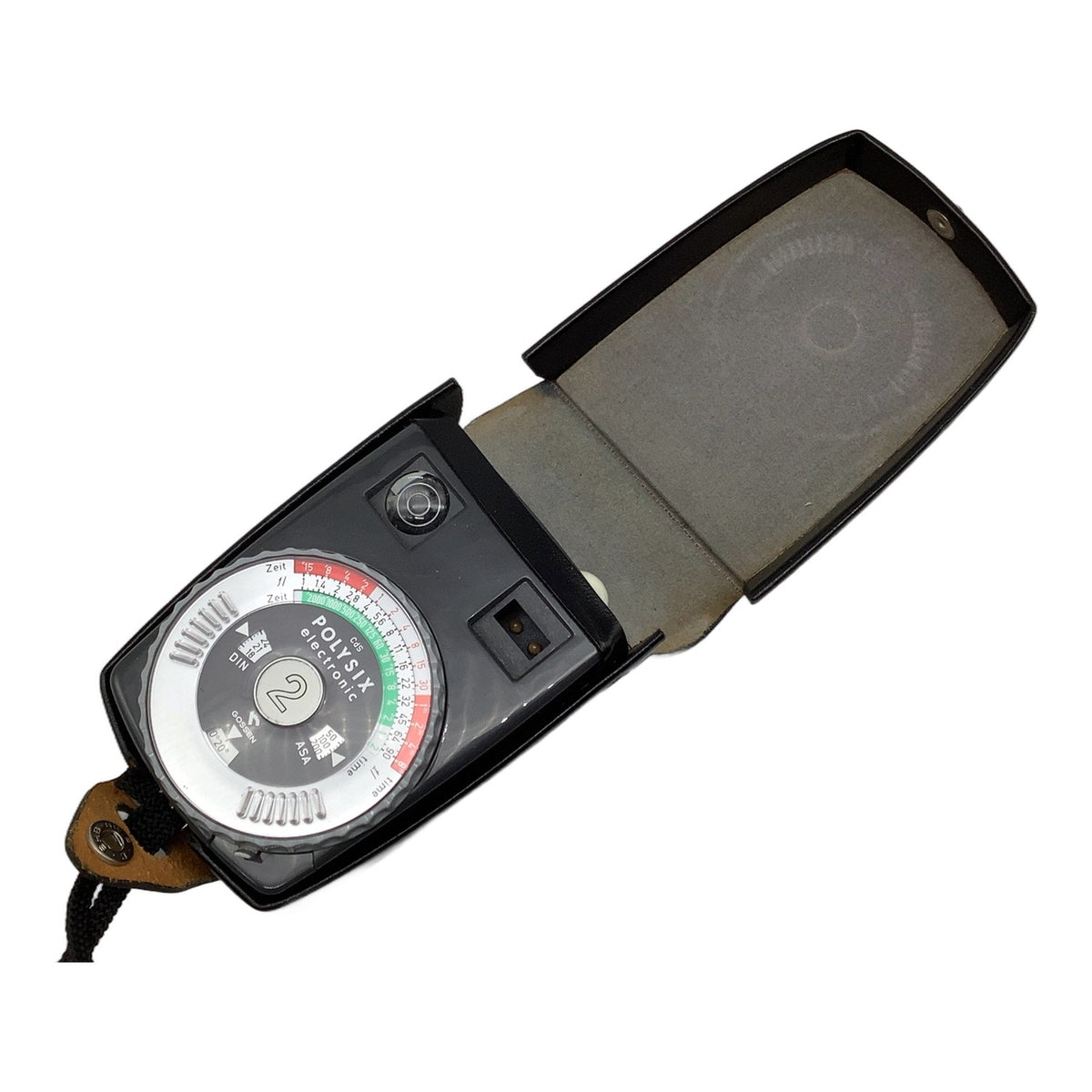 Gossen Polysix electronic CdS Belichtungsmesser mit Tasche Lichtmesser