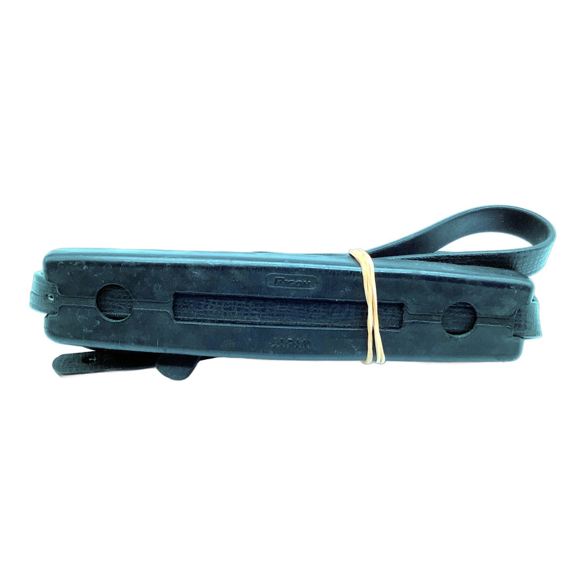 Ricoh Gurt Schwarz ca. 9mm breit Kameragurt Neck Strap Leder