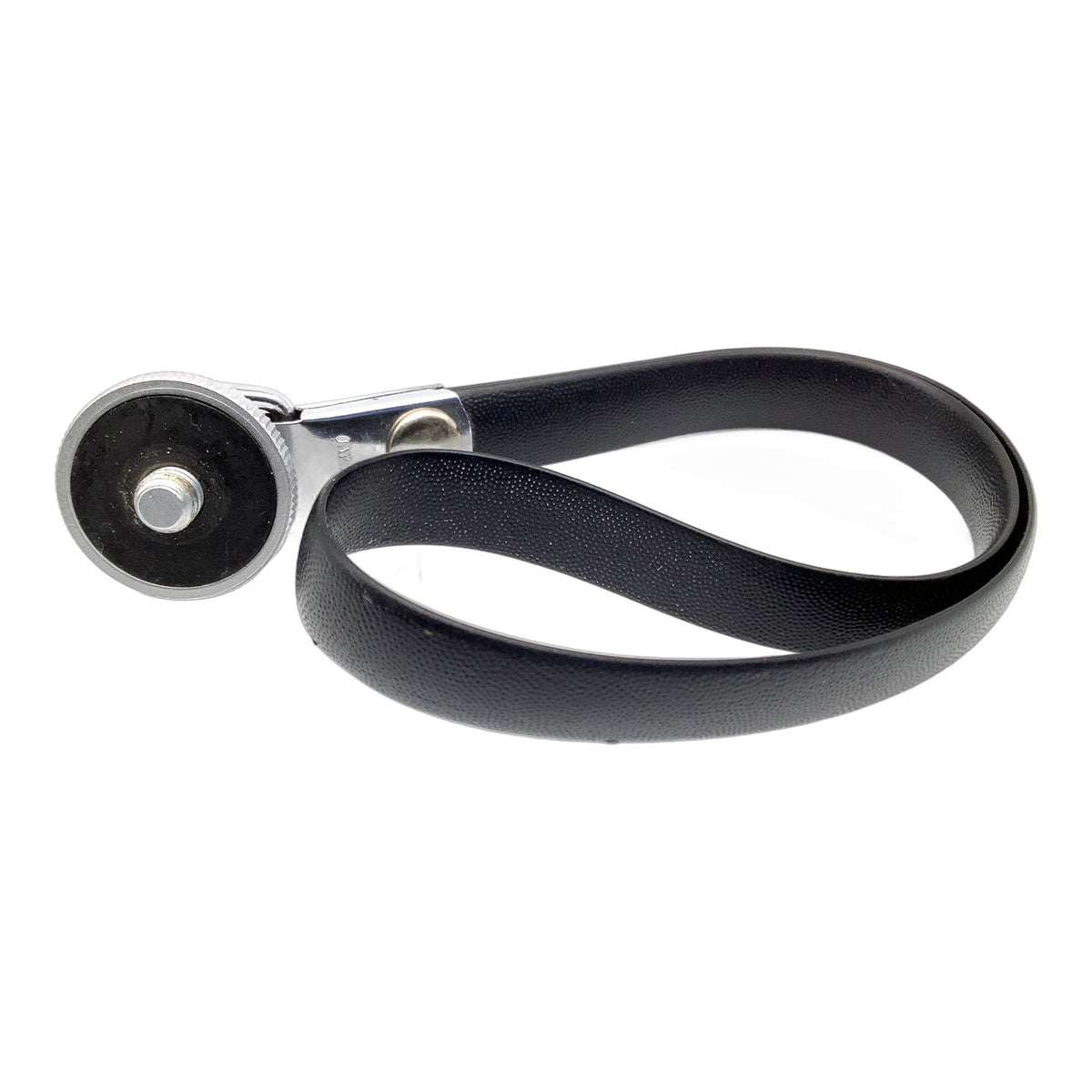 Gurt Schwarz Handschlaufe Kunstleder, mit Gewinde 6mm