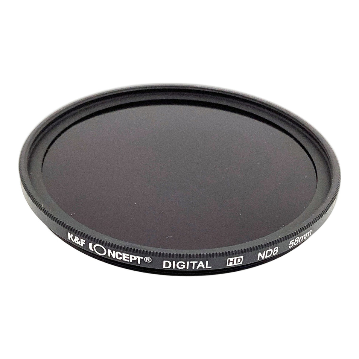 K&F Concept Graufilter Digital HD ND8 Filter 58mm Kreisförmig Objektivfilter