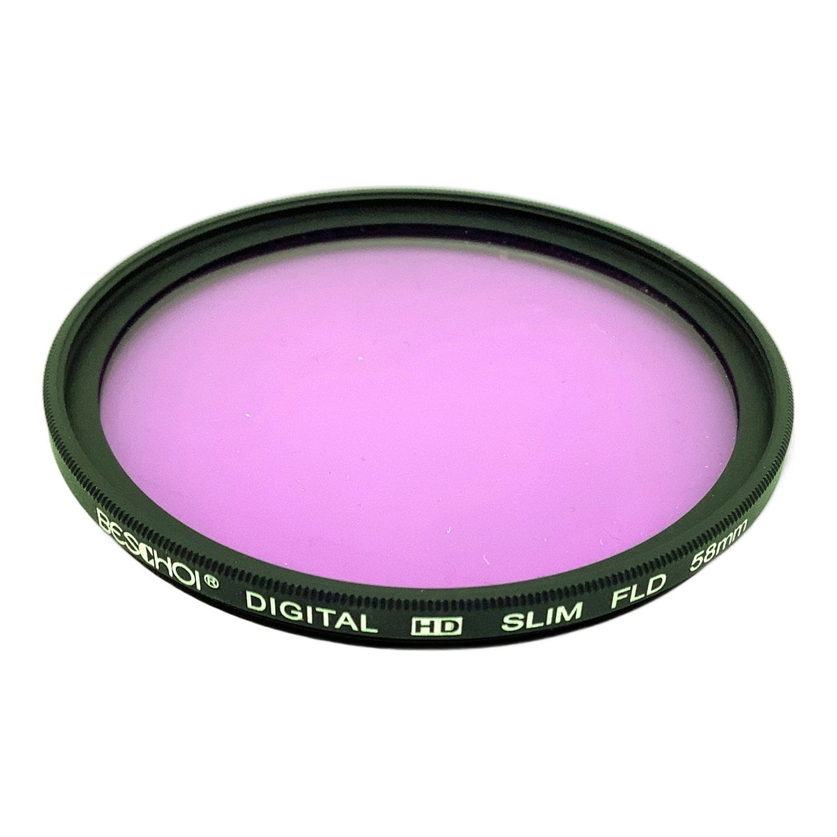 Beschoi Fluoreszenzfilter Digital HD Slim FLD Filter 58mm Kreisförmig