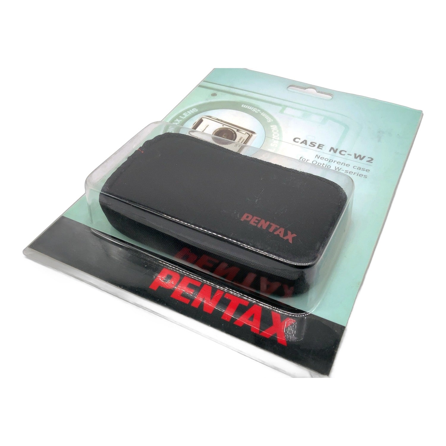 Pentax Case NC-W2 Neoprene case Optio W-series Tasche Schwarz OVP Kameratasche
