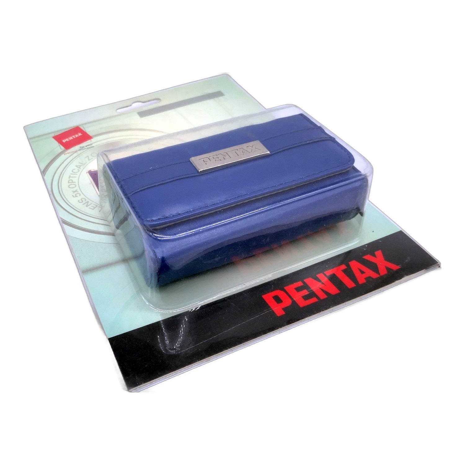 Pentax Case LC-M2 Leather case for Optio M and L Tasche Blau Kameratasche