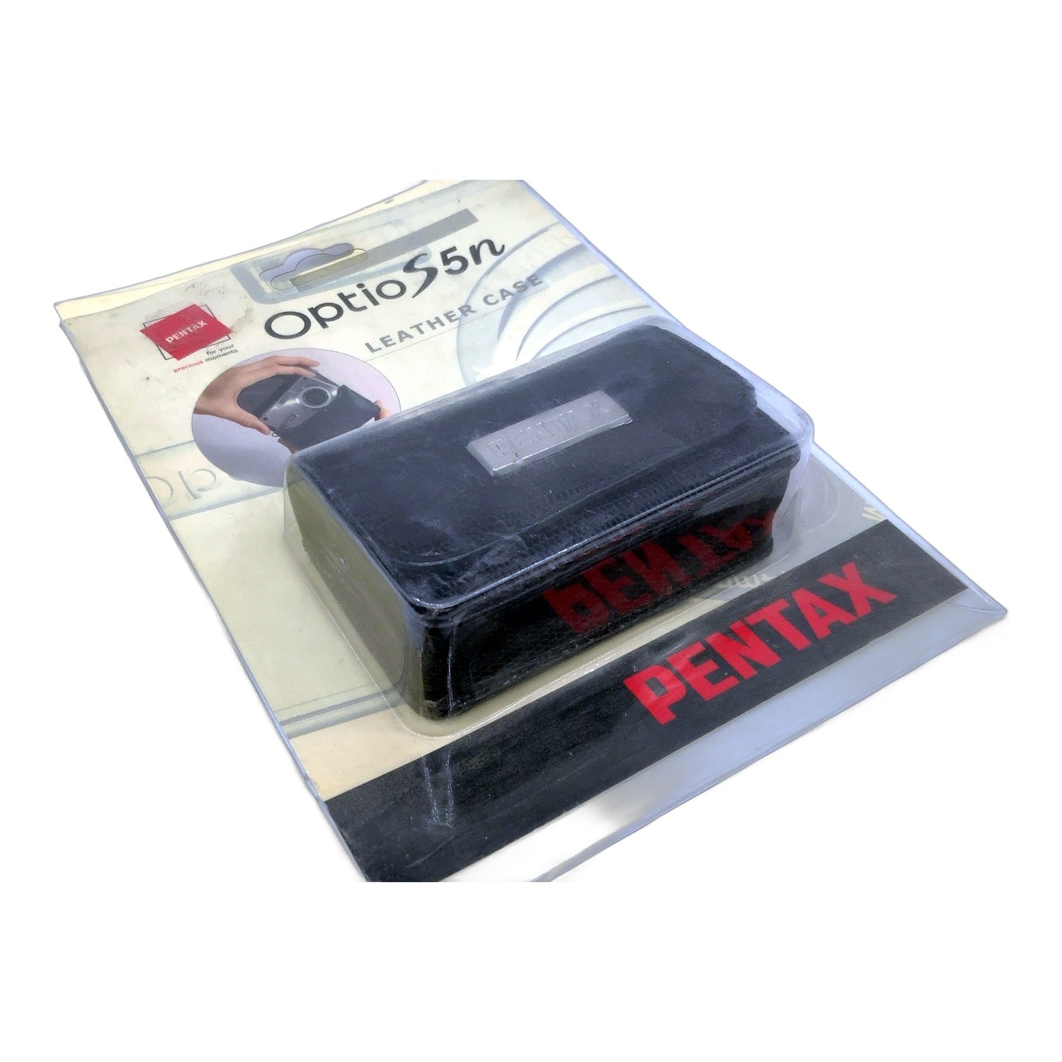 Pentax Optio S5n Leather Case Tasche Schwarz Fototasche Camera Bag Kameratasche