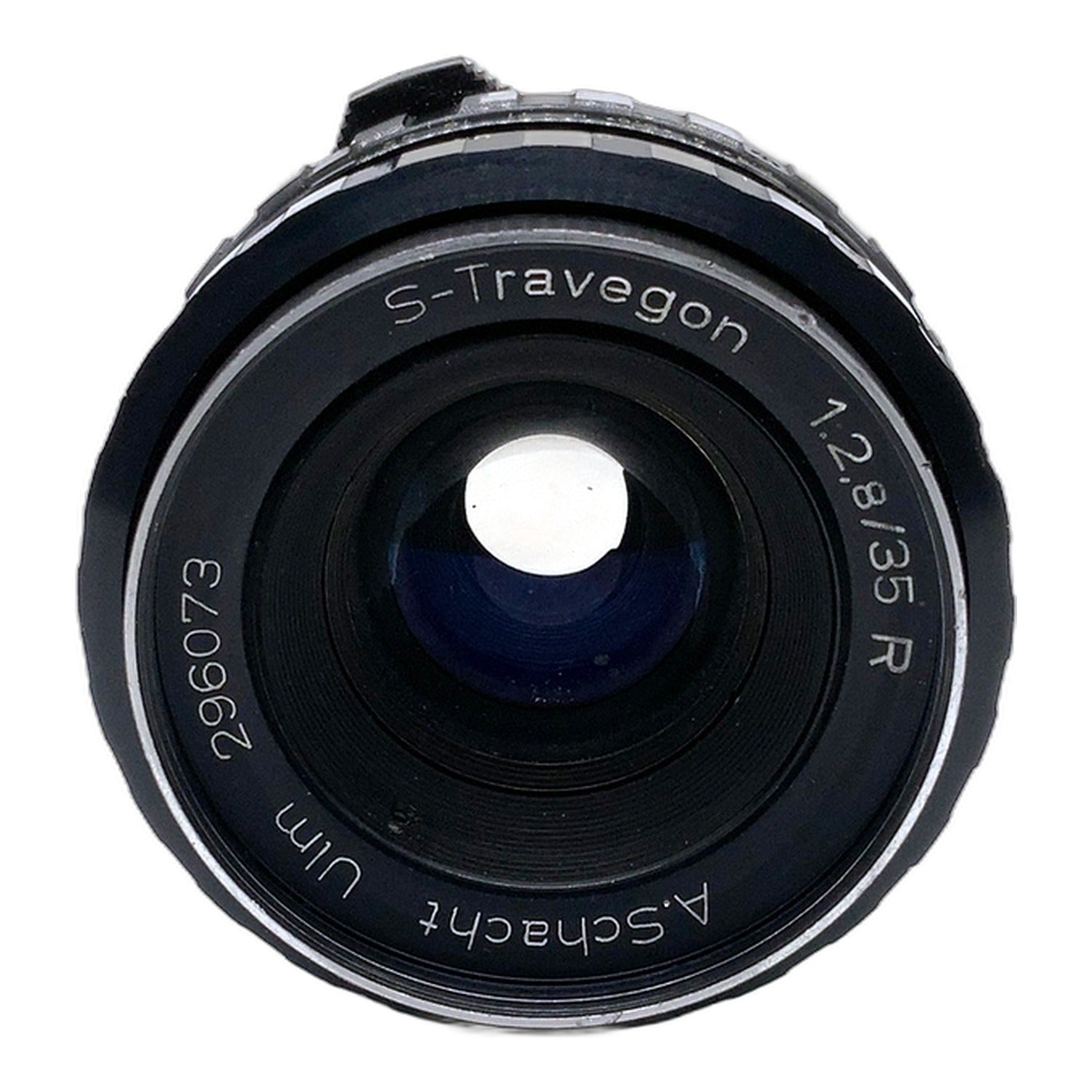 A.Schacht Ulm S-Travegon R 35mm 1:2.8 Objektiv Festbrennweite (M42) Text lesen!