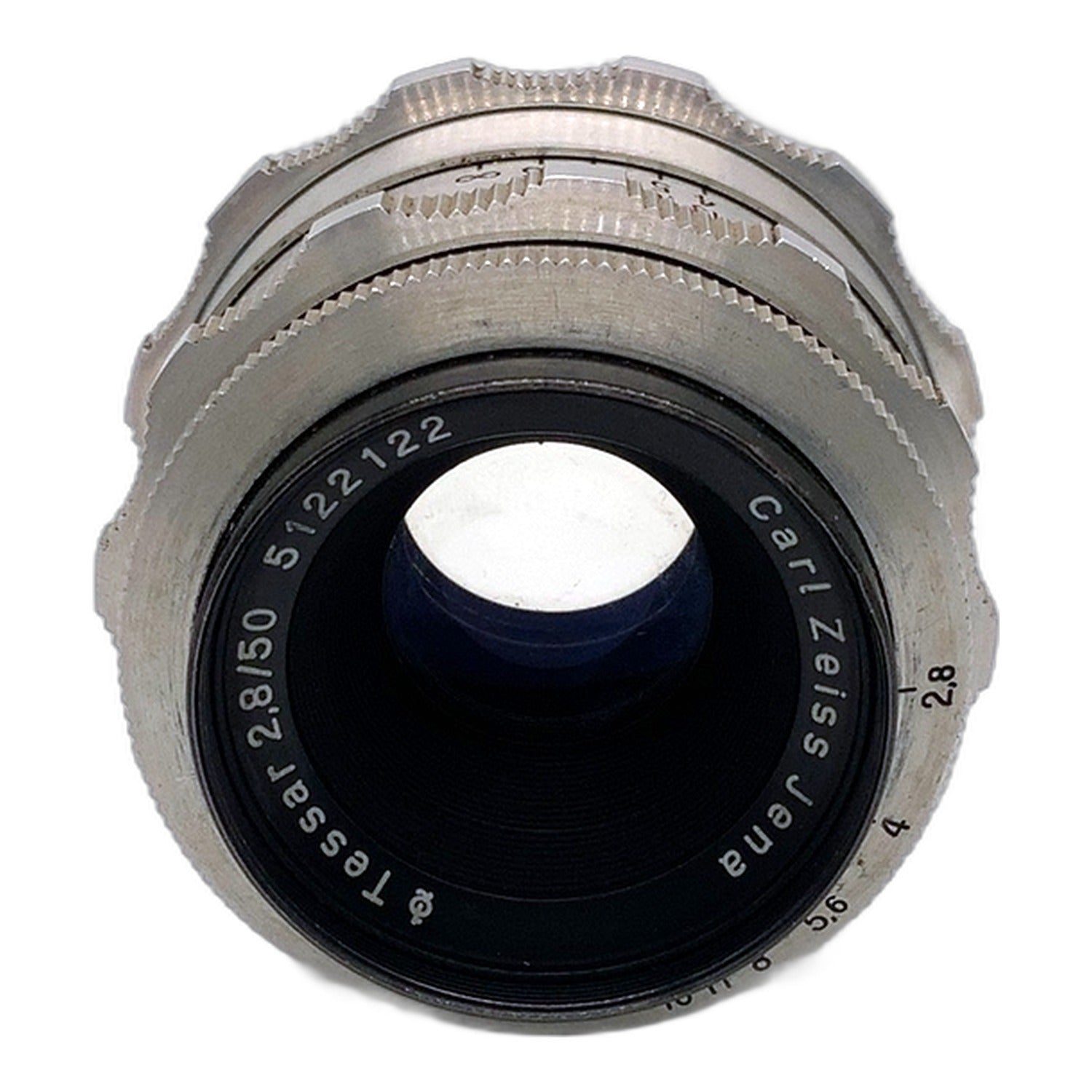 Carl Zeiss Jena Q1 Tessar 50mm 1:2.8 Objektiv Festbrennweite (30mm Gewinde)