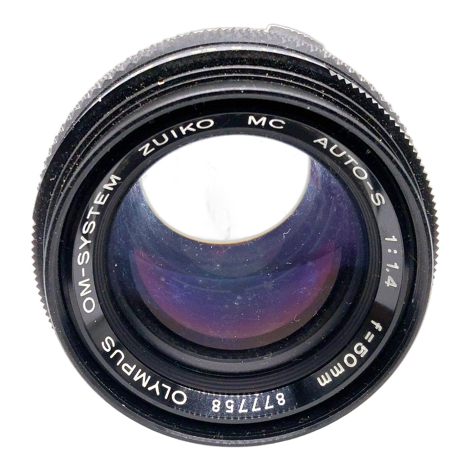Olympus Zuiko MC Auto-S 50mm 1:1.4 Objektiv Festbrennweite (Olympus OM) Pilz!