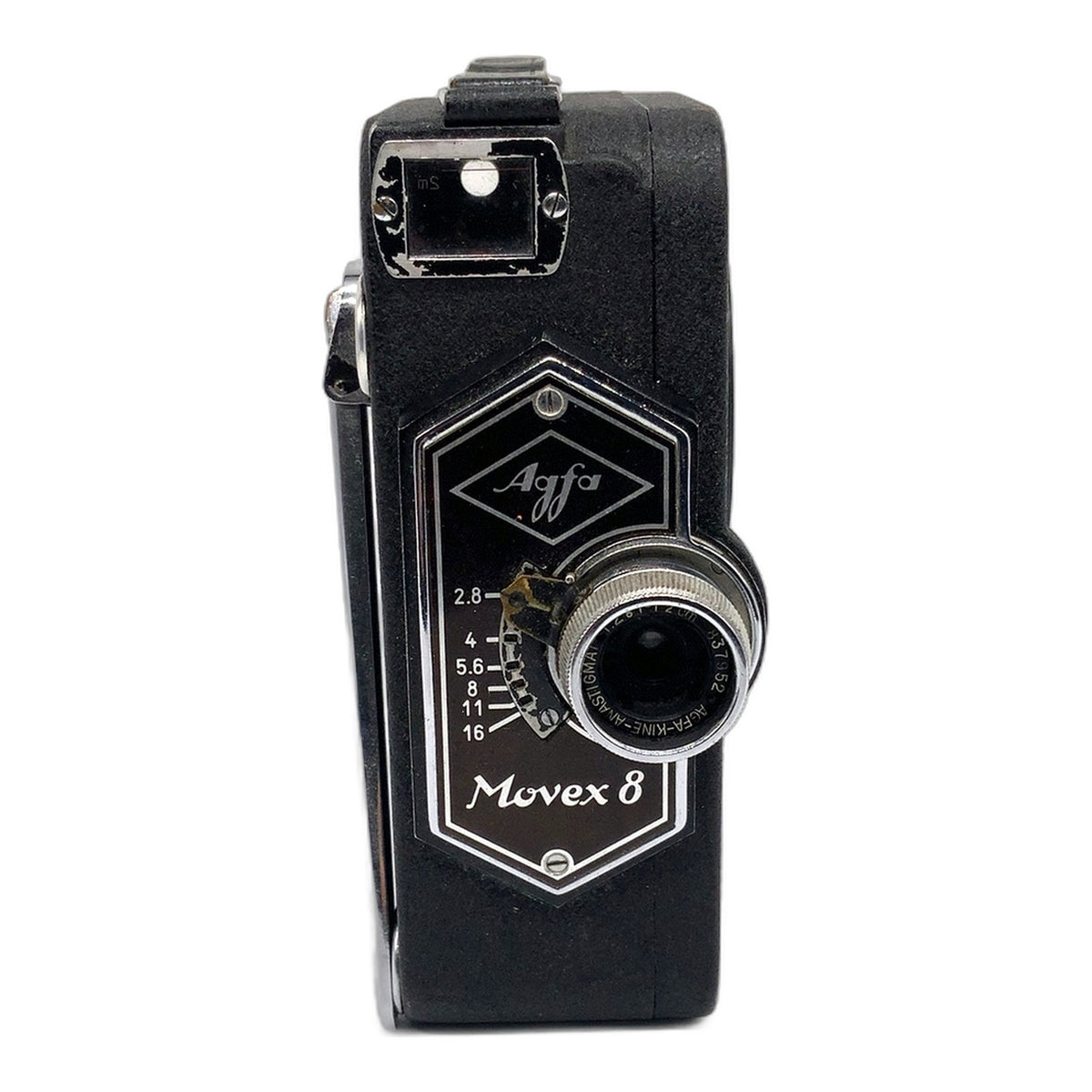 Agfa Movex 8 Filmkamera mit Kine-Anastigmat 1:2.8 f=1.2cm Movie Camera