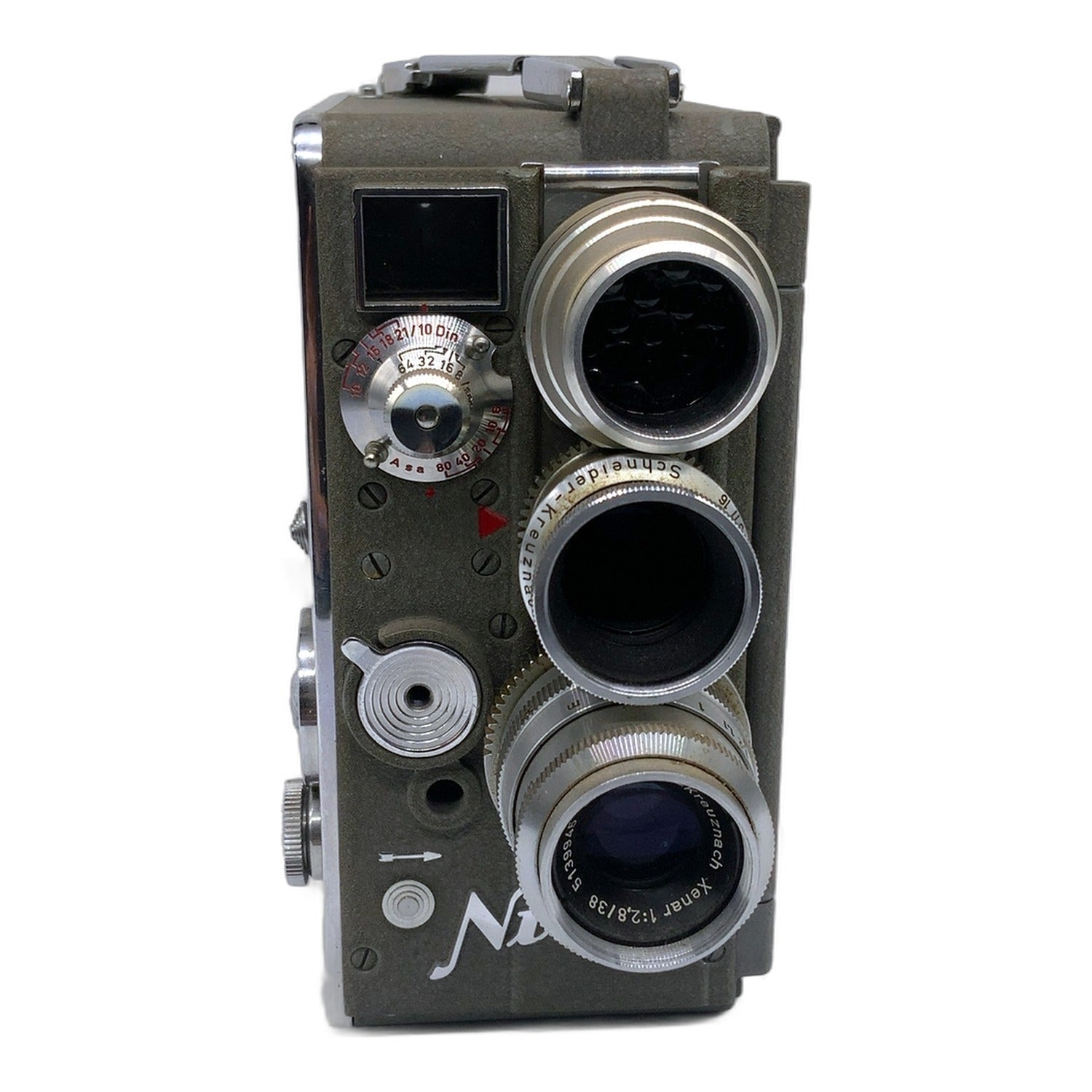Braun Nizo Heliomatic 8 S2R Filmkamera mit Xenon 13mm 1:1.5 / Xenar 38mm 1:2.8