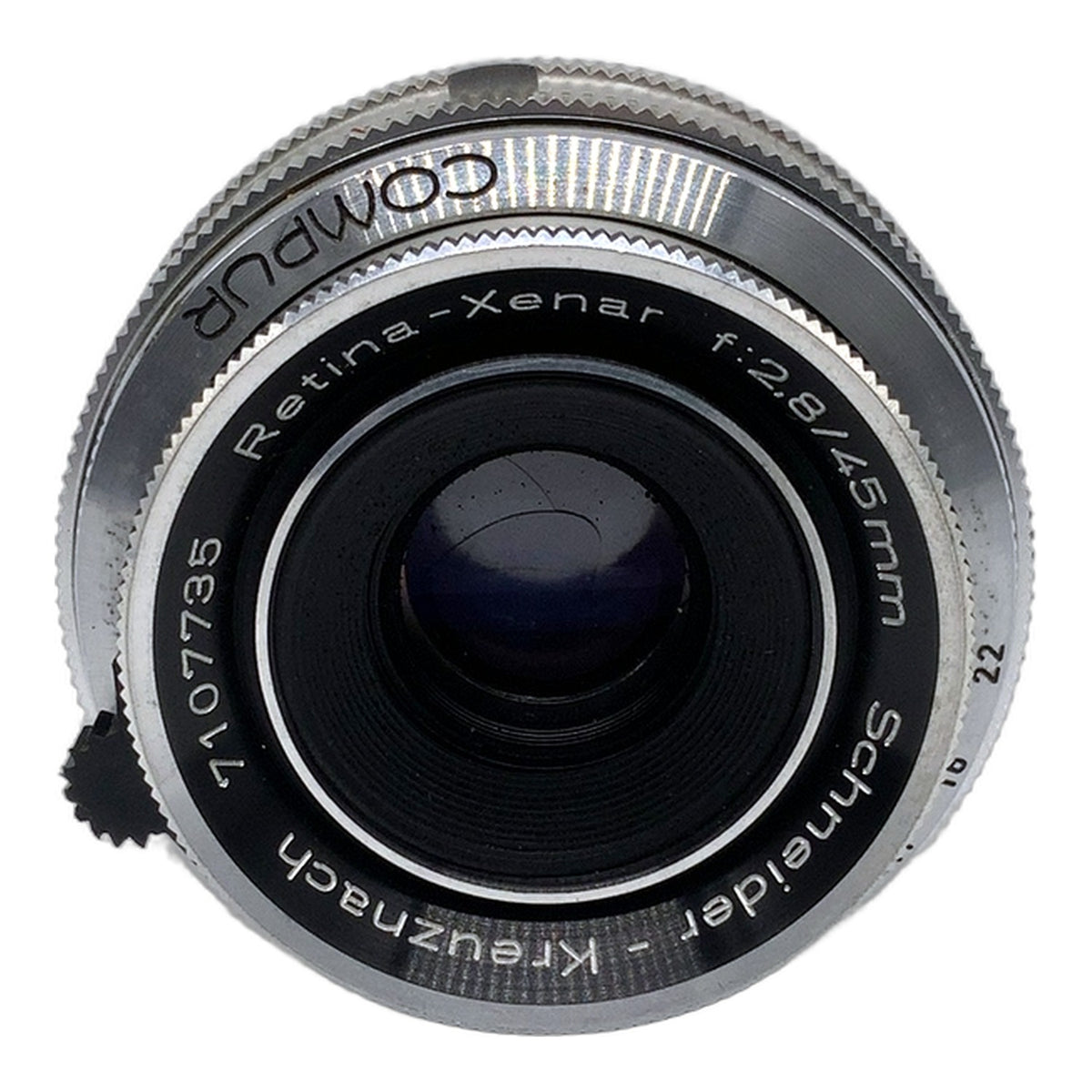 Schneider-Kreuznach Retina-Xenar Compur 45mm 1:2.8 Objektiv Festbrennweite