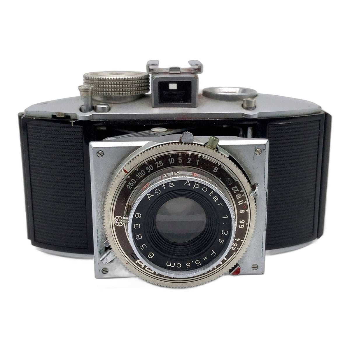 Agfa Karat Klappkamera mit Apotar 1:3.5 5,5cm Folding Camera Balgenkamera