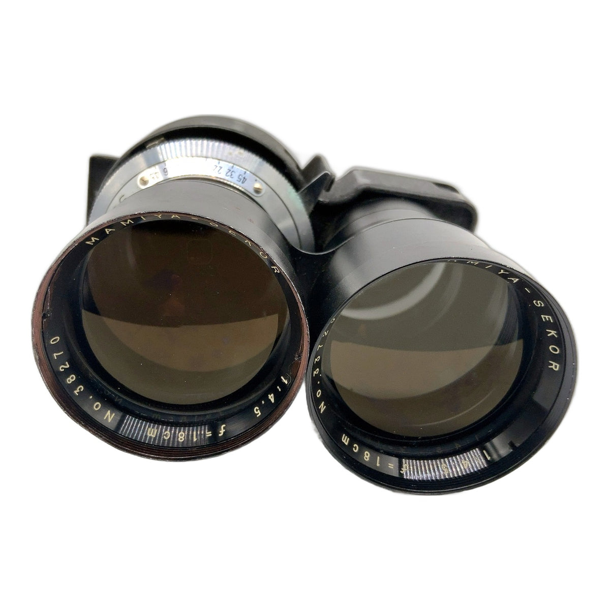 Mamiya Sekor 18cm 1:4.5 Objektiv Seikosha-S (für C330, C220, C33, C3 etc.)