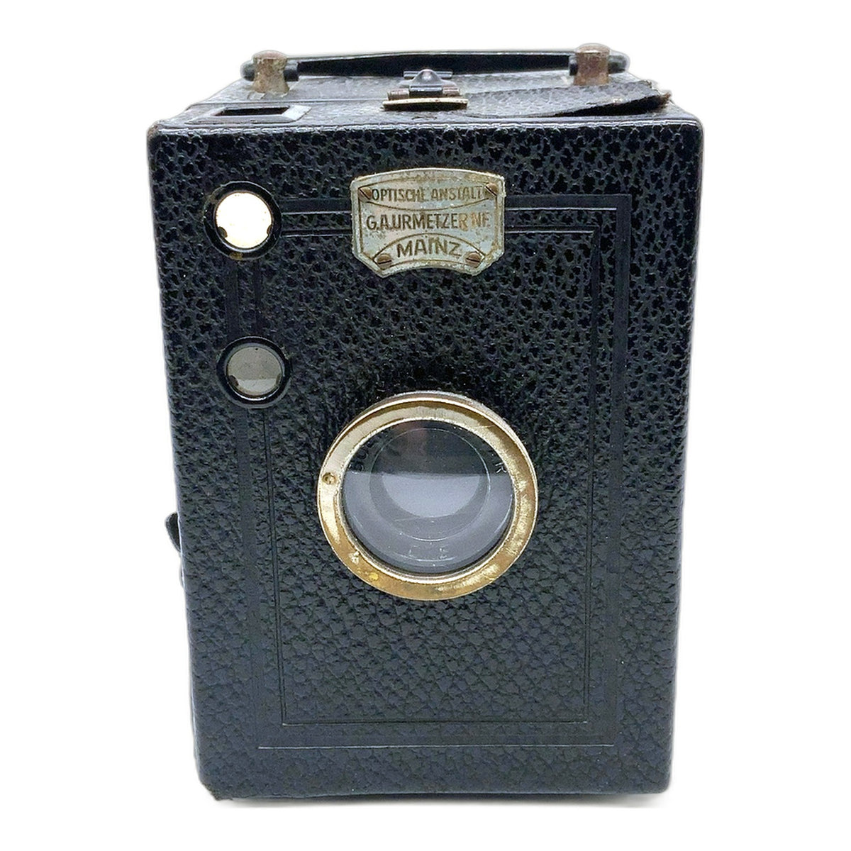 G.A. Urmetzer Boxkamera mit Goerz Frontar Analogkamera Box Camera Kastenkamera