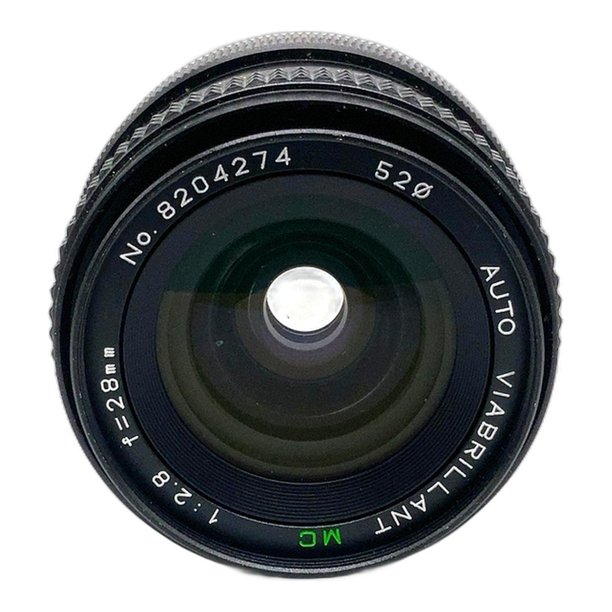 Viabrillant Auto MC 28mm 1:2.8 Objektiv manuell Festbrennweite (Canon FD) Nebel!