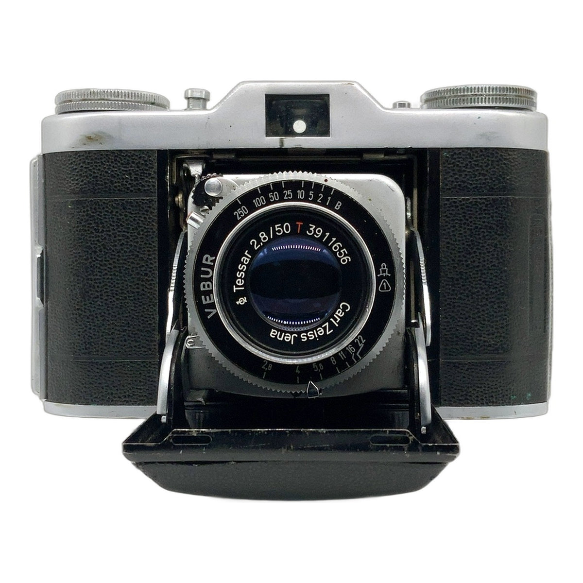 Belca Beltica Klappkamera mit Carl Zeiss Tessar 1:2,8 50mm red T Vebur