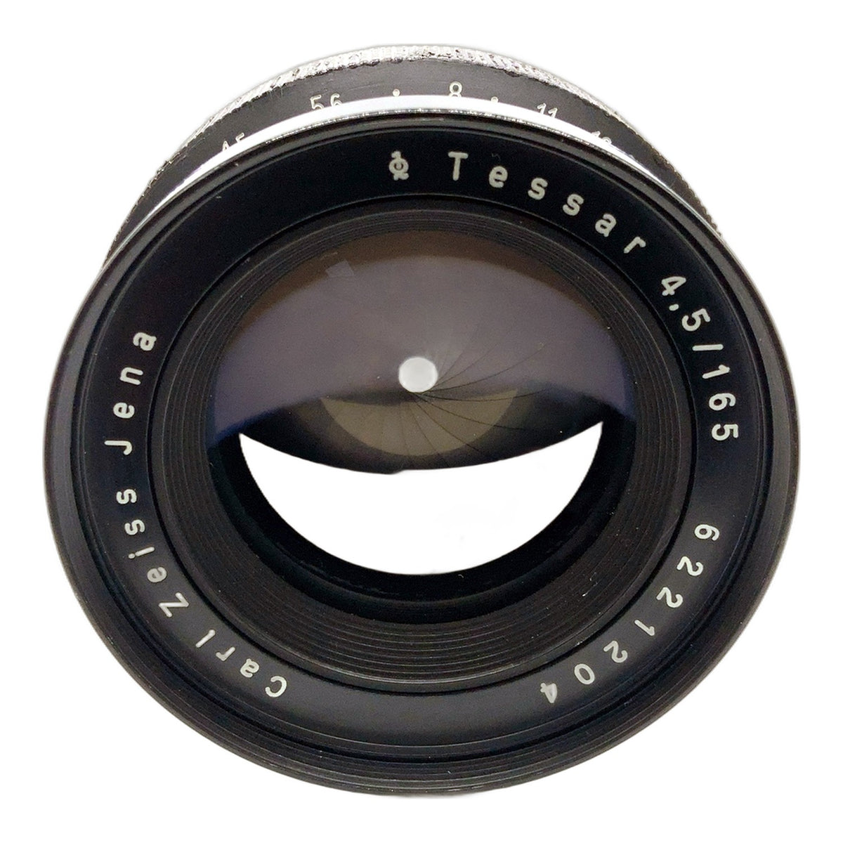 Carl Zeiss Jena Q1 Tessar 165mm 1:4.5 Objektiv N51 für Großformat (55mm Gewinde)