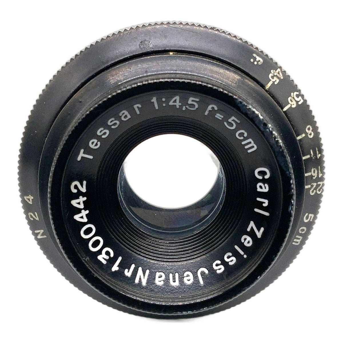 Carl Zeiss Jena Tessar 5cm 1:4.5 Vergrößerungsobjektiv N24 (23,5mm Gewinde)