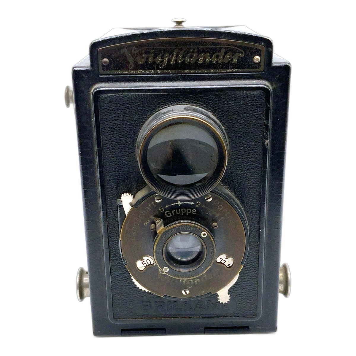 Voigtländer Brillant TLR mit Anastigmat Voigtar 1:7.7 F=7,5cm zweiäugige Kamera