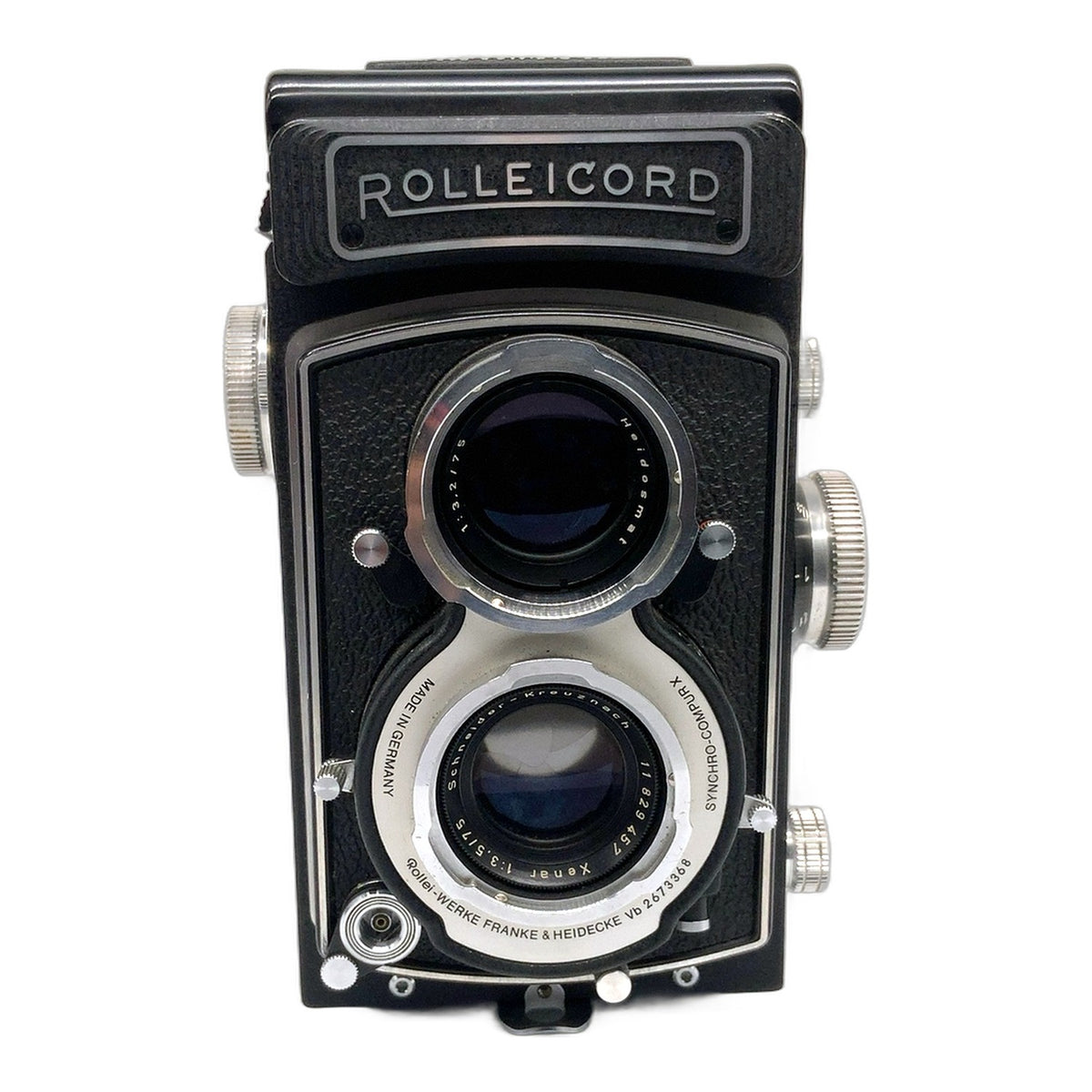 Rollei F&H Rolleicord Vb TLR mit Schneider Kreuznach Xenar 1:3.5/75 White Face