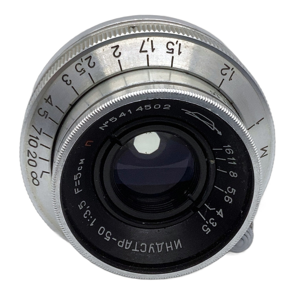 Zenit Industar-50 red P 5cm 1:3.5 Objektiv seltenes Gehäuse Festbrennweite (M39)