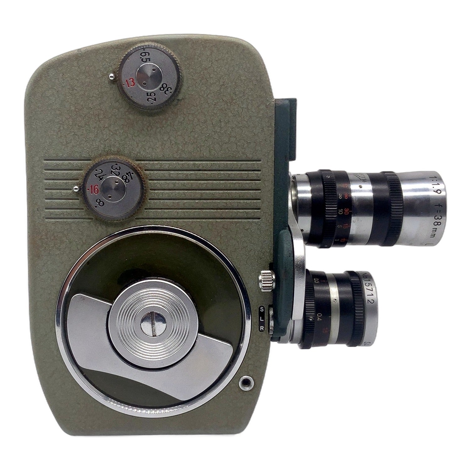 Sankyo 8-Y Filmkamera mit 38mm 1:1.9/6.5mm 1:1.8/13mm 1:1.9 Movie Camera