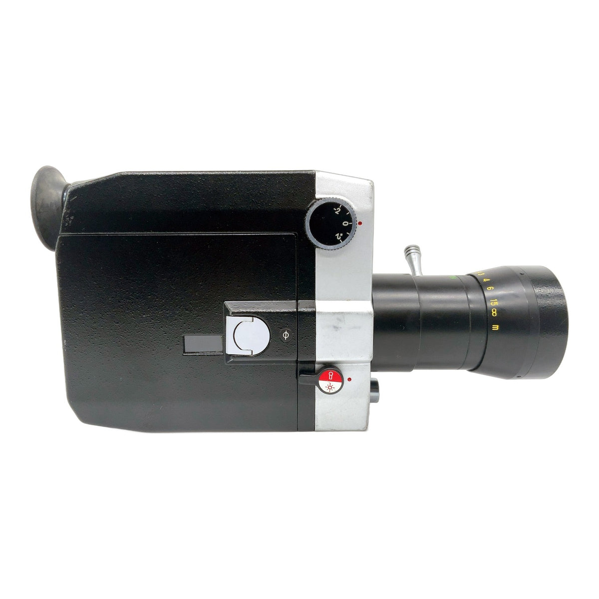 KMZ Quarz 1x86-2 Filmkamera mit Meteor-8M-1 9-38mm 1:1.8 Movie Camera