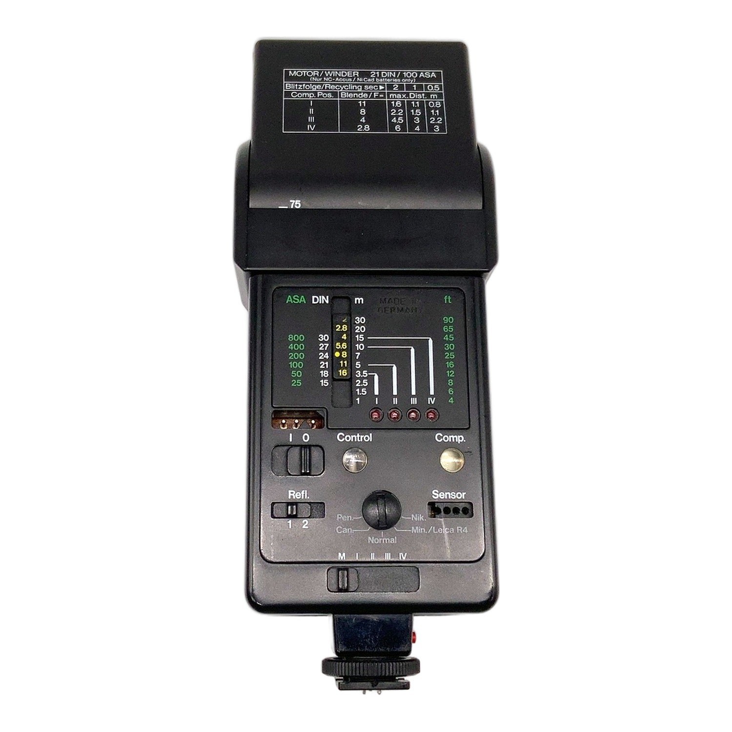 Regula Variant 740-2 MC Blitzgerät Aufsteckblitz Flash Camera Kamerablitz
