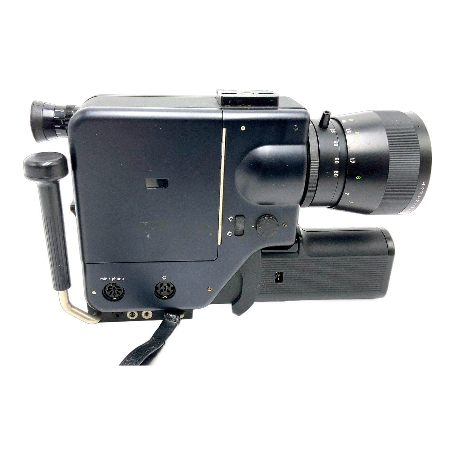 Braun Nizo 4080 Filmkamera mit Schneider Kreuznach Macro-Variogon 7-80mm 1:1.4