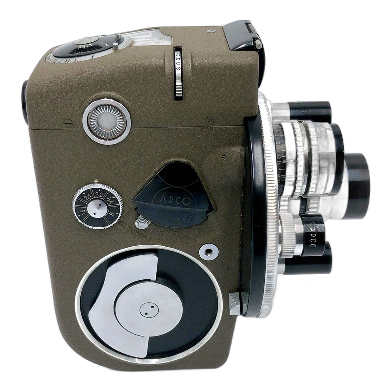 Arco Eight 803A Filmkamera mit 6,5mm / 13mm 1:1.4 Cine Camera Movie Camera