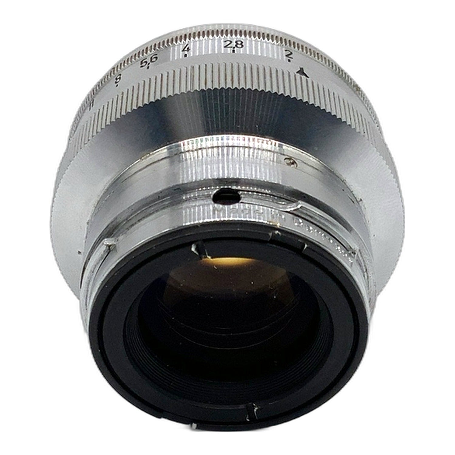 Zeiss-Opton Sonnar red T 50mm 1:2 Objektiv Festbrennweite (Contax RF) Pilz!