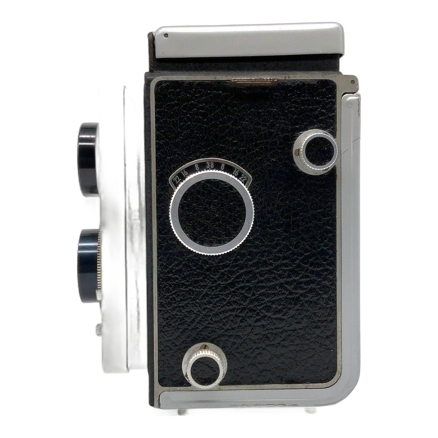 SEM Semflex TLR mit SOM Berthiot Flor 75mm 1:3.8 löst aus! zweiäugige Kamera