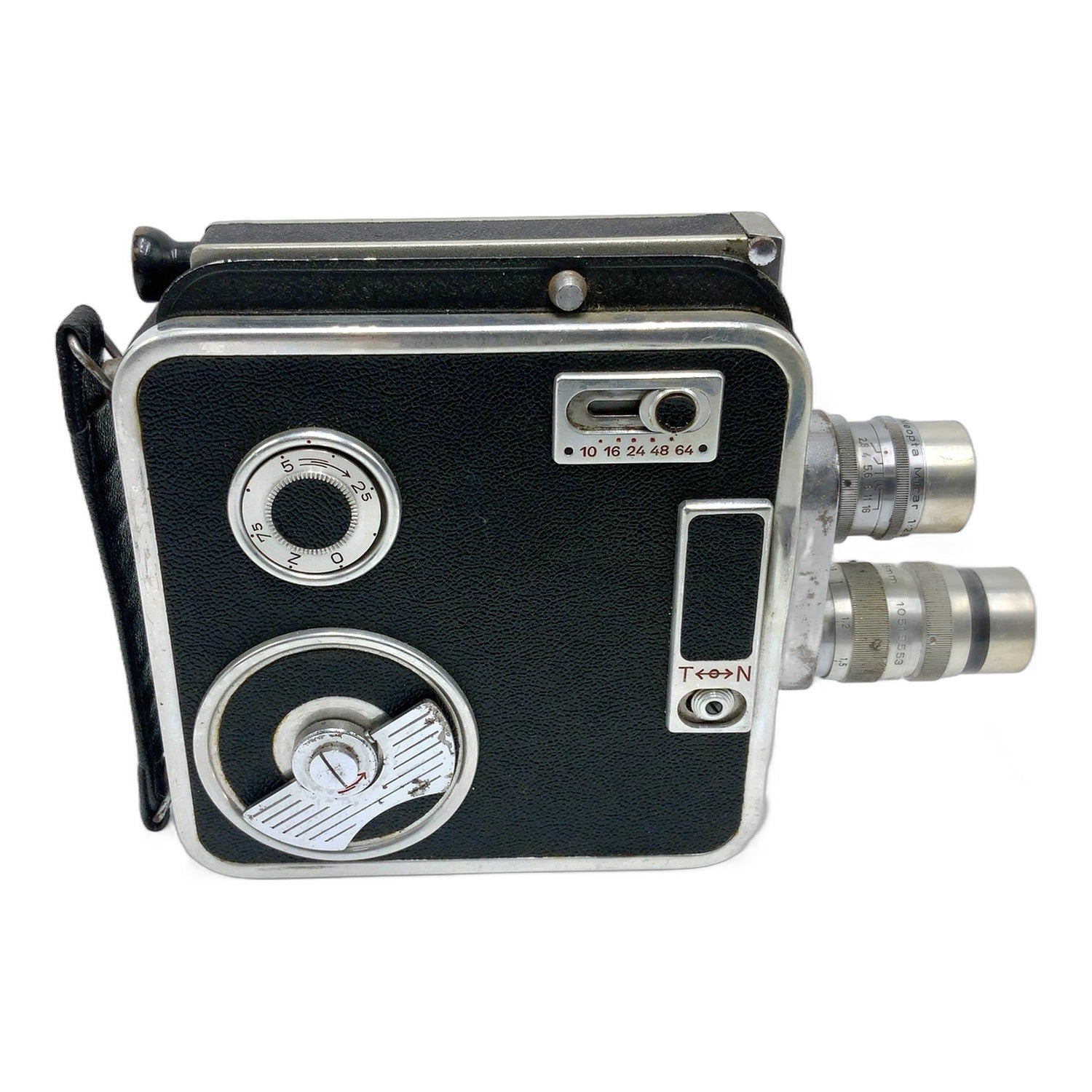 Meopta A811 Filmkamera mit Tele-Mirar 35mm 1:3.5/Mirar 12,5mm 1:2.8 Movie Camera