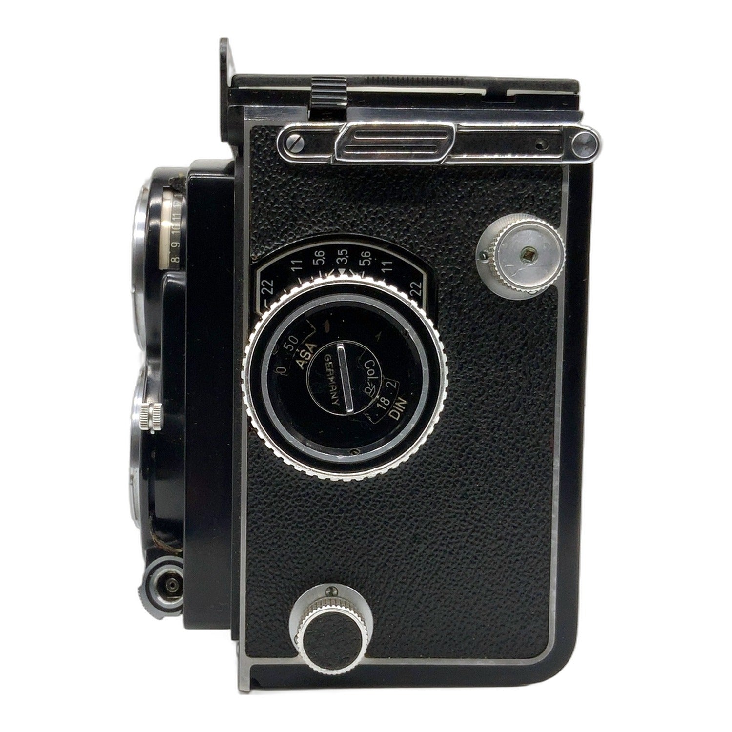 Rollei F&H Rolleiflex 3.5T TLR mit Carl Zeiss Tessar 75mm 1:3.5 Defekt!