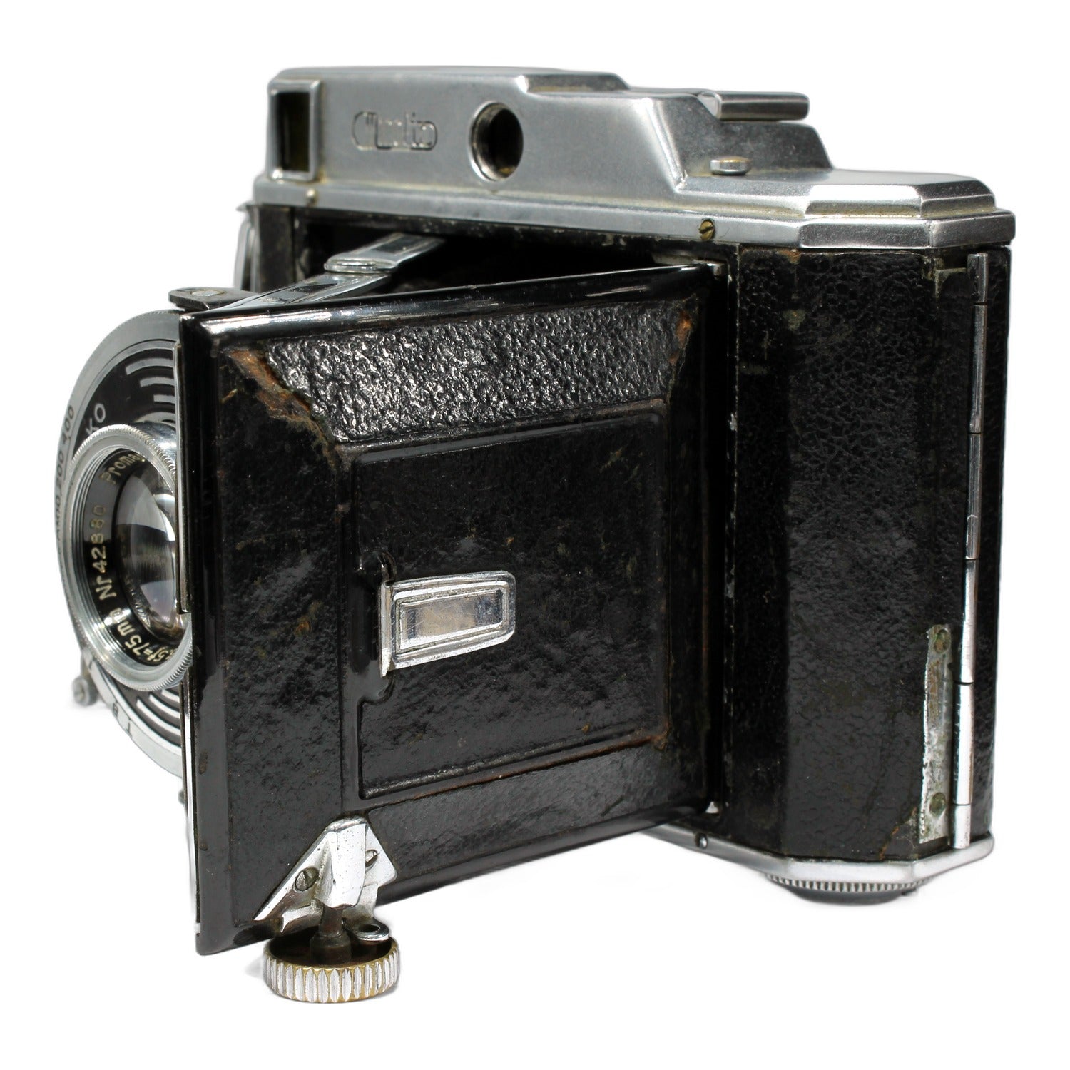 Minolta Auto Semi Klappkamera mit Promar Anastigmat Nippon 75mm 1:3.5 Messsucher