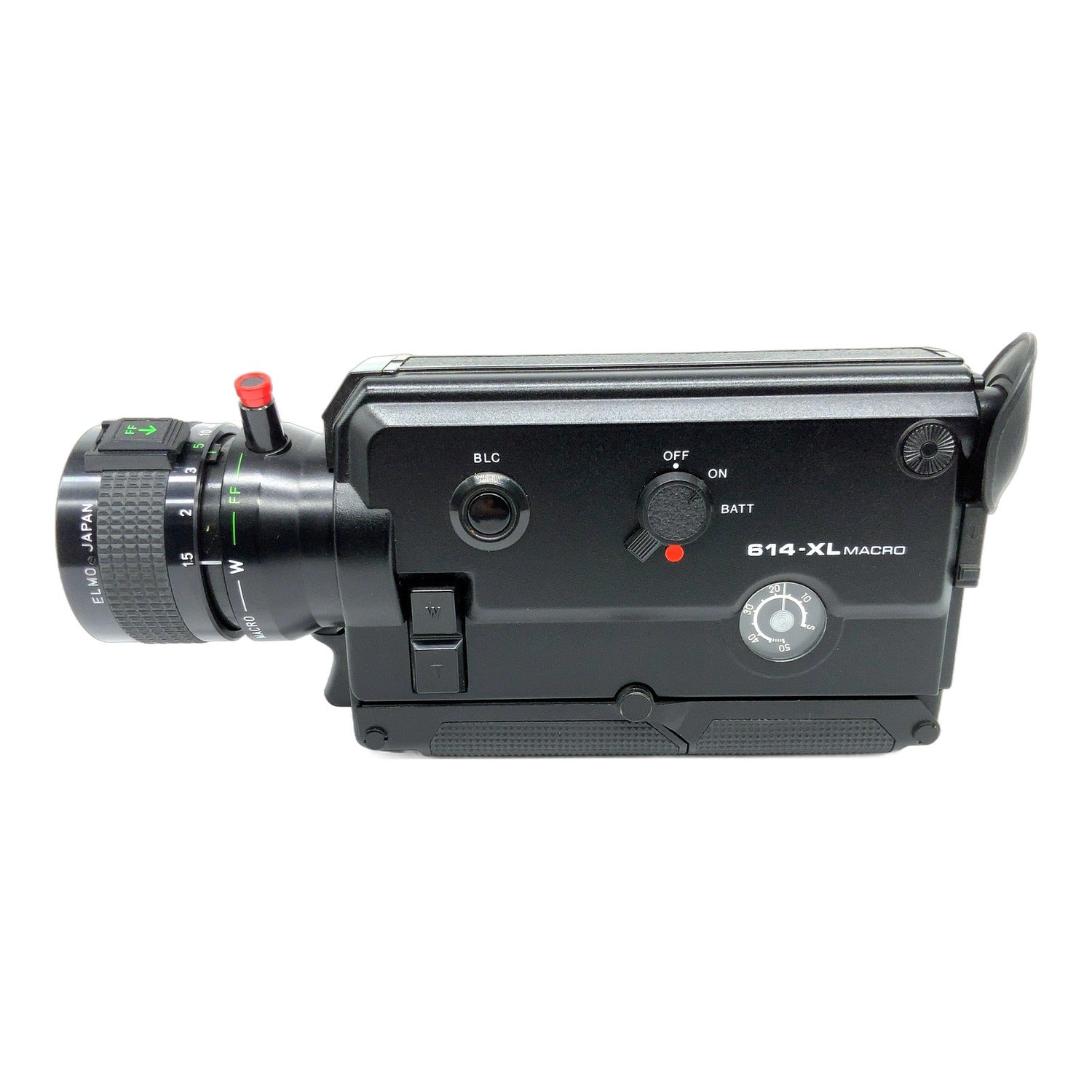 Elmo 614-XL Macro Filmkamera mit Elmo Zoom Lens 8-48mm 1:1.4 Movie Camera